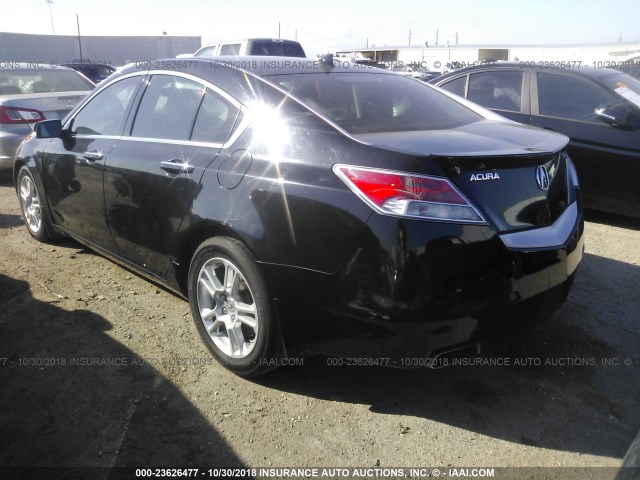 19UUA86539A026648 - 2009 ACURA TL BLACK photo 3