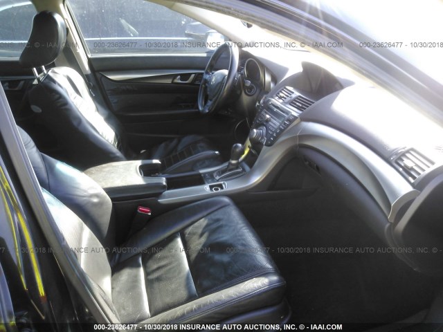 19UUA86539A026648 - 2009 ACURA TL BLACK photo 5