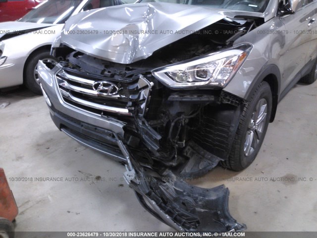 5XYZUDLBXFG249487 - 2015 HYUNDAI SANTA FE SPORT  GRAY photo 6