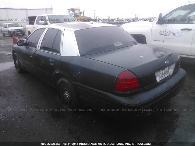 2FAFP71W75X128977 - 2005 FORD CROWN VICTORIA POLICE INTERCEPTOR BLACK photo 3