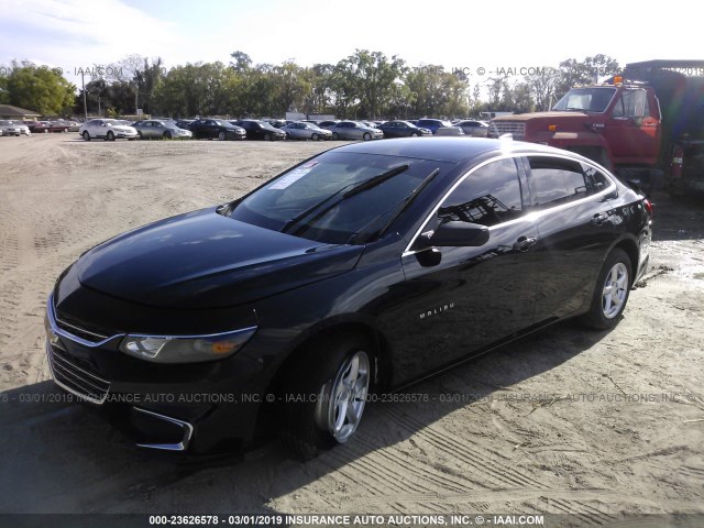 1G1ZB5ST2JF274622 - 2018 CHEVROLET MALIBU LS Qara foto 2