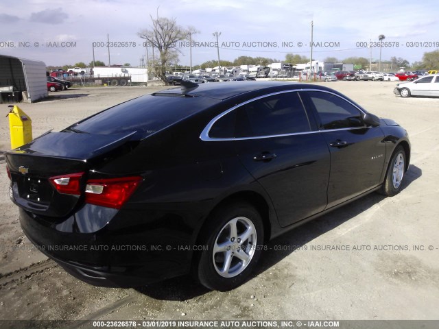 1G1ZB5ST2JF274622 - 2018 CHEVROLET MALIBU LS Qara foto 4