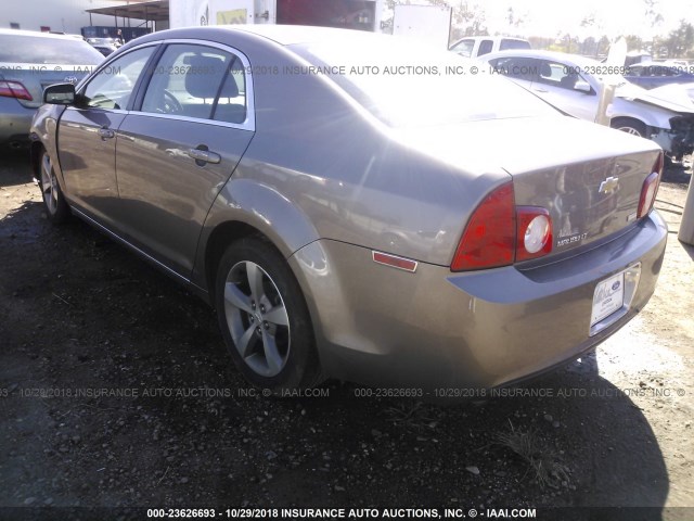 1G1ZC5EU9BF120251 - 2011 CHEVROLET MALIBU 1LT BROWN photo 3