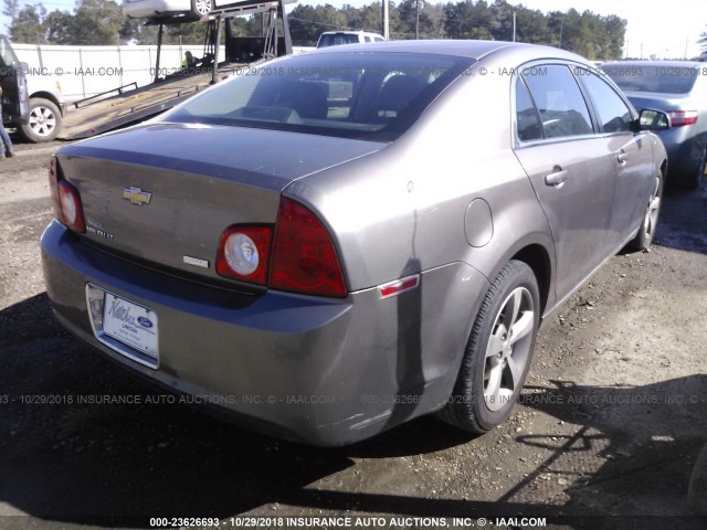 1G1ZC5EU9BF120251 - 2011 CHEVROLET MALIBU 1LT BROWN photo 4