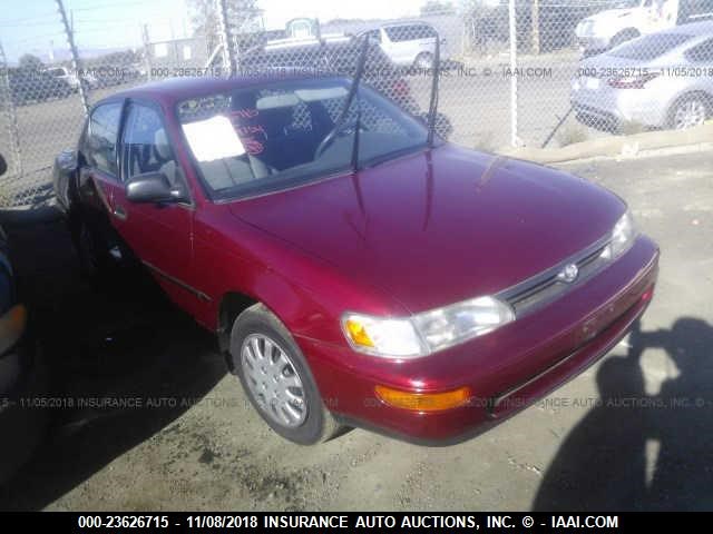 1NXAE09B1SZ233791 - 1995 TOYOTA COROLLA LE/DX RED photo 1