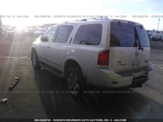 5N1BA0NC0AN620503 - 2010 NISSAN ARMADA SE/TITANIUM/PLATINUM WHITE photo 3