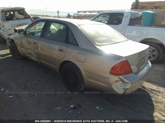 4T1BF28B02U249463 - 2002 TOYOTA AVALON XL/XLS GOLD photo 3