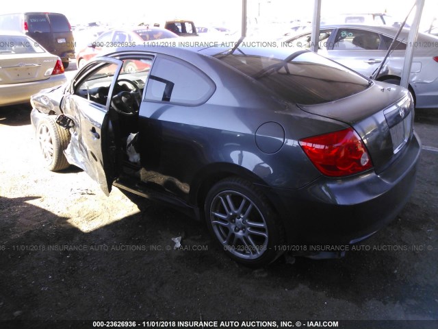 JTKDE167960070255 - 2006 TOYOTA SCION TC 灰色 照片 3