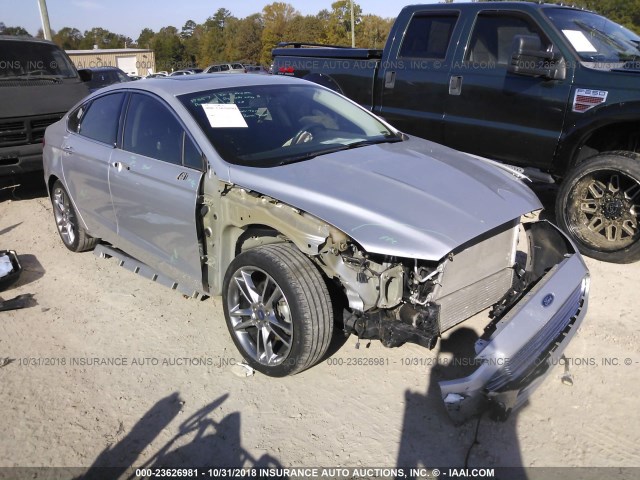 3FA6P0K95FR287724 - 2015 FORD FUSION TITANIUM SILVER photo 1