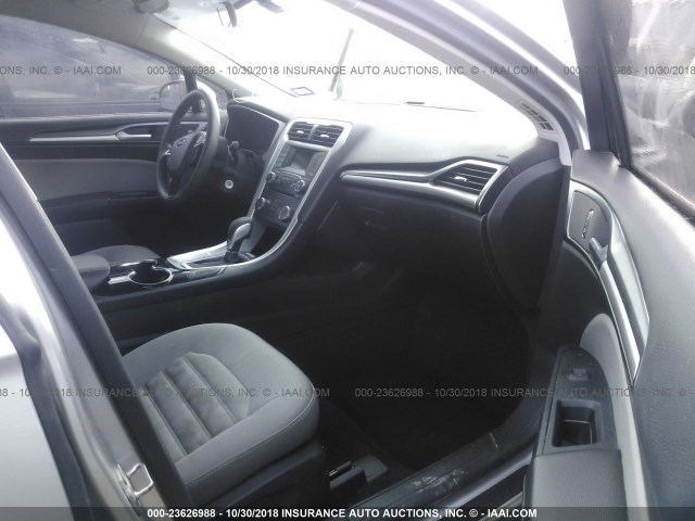 3FA6P0G70ER318934 - 2014 FORD FUSION S SILVER photo 5