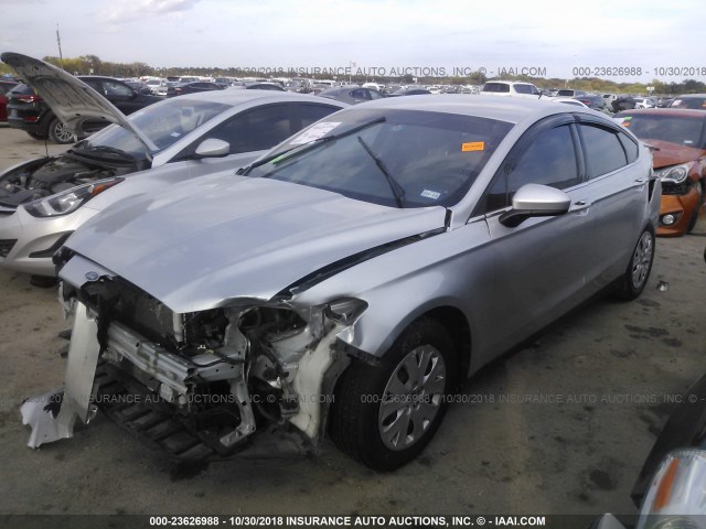 3FA6P0G70ER318934 - 2014 FORD FUSION S SILVER photo 6