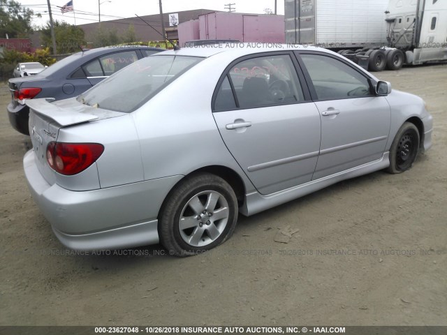 2T1BR32E87C750478 - 2007 TOYOTA COROLLA CE/LE/S SILVER photo 4