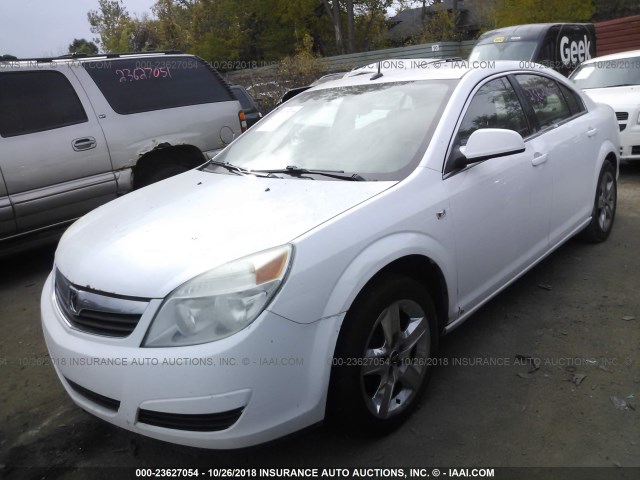 1G8ZS57B39F177619 - 2009 SATURN AURA XE WHITE photo 2