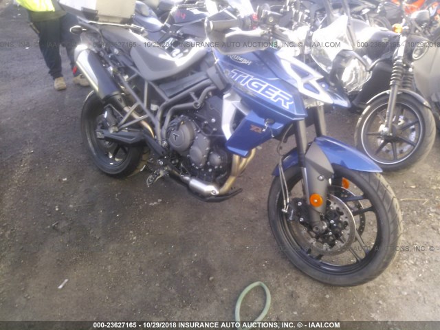 SMTE02BF5JT873649 - 2018 TRIUMPH MOTORCYCLE TIGER 800 XRT BLUE photo 1