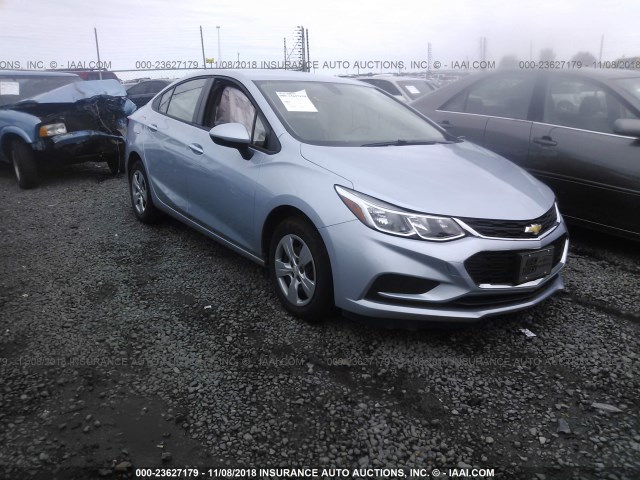 1G1BC5SM0J7129578 - 2018 CHEVROLET CRUZE LS Light Blue photo 1