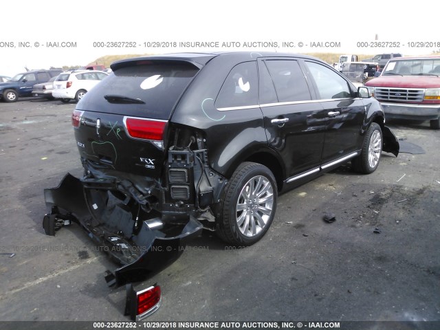 2LMDJ8JK9FBL31664 - 2015 LINCOLN MKX BLACK photo 4