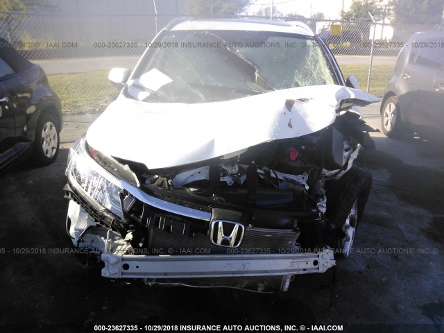 5J6RM3H73GL023385 - 2016 HONDA CR-V EXL WHITE photo 6