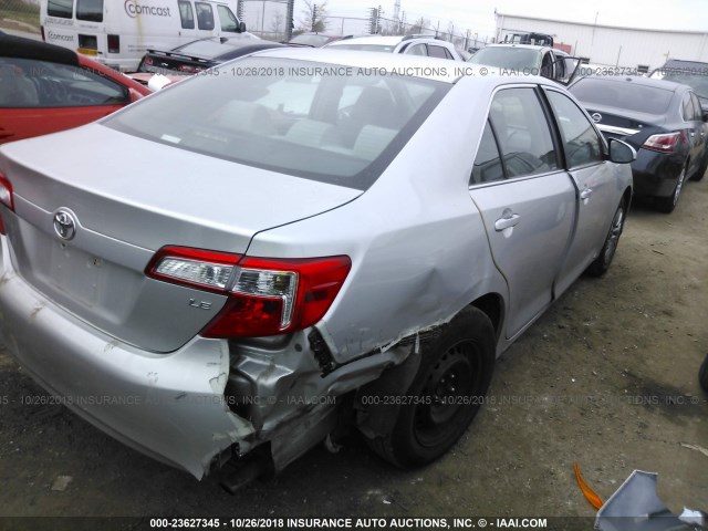 4T1BF1FK5CU041271 - 2012 TOYOTA CAMRY SE/LE/XLE GRAY photo 4