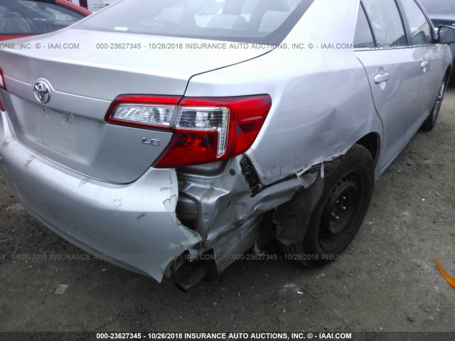 4T1BF1FK5CU041271 - 2012 TOYOTA CAMRY SE/LE/XLE GRAY photo 6