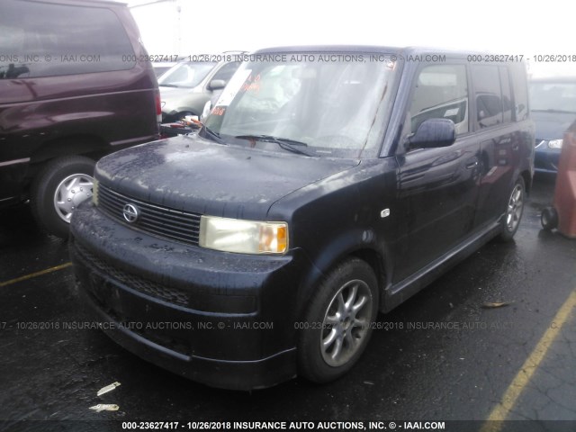 JTLKT324454017308 - 2005 TOYOTA SCION XB Көк фото 2