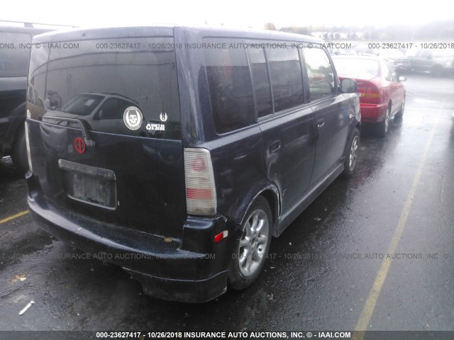 JTLKT324454017308 - 2005 TOYOTA SCION XB Көк фото 4