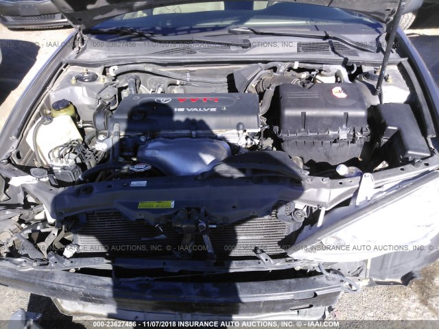 4T1BE32K45U628598 - 2005 TOYOTA CAMRY LE/XLE/SE GRAY photo 10