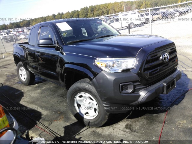5TFRX5GN3HX081001 - 2017 TOYOTA TACOMA ACCESS CAB/SR/SR5 შავი ფოტო 1