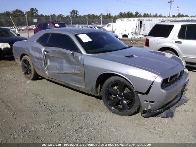 2C3CDYAG1EH251306 - 2014 DODGE CHALLENGER SXT GRAY photo 1