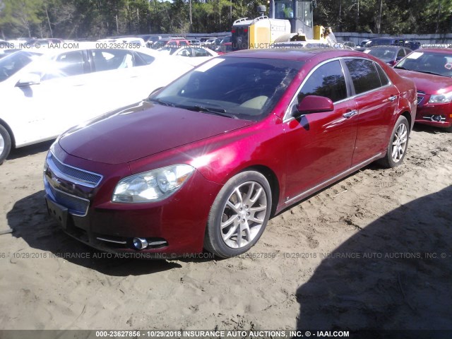 1G1ZK57759F236017 - 2009 CHEVROLET MALIBU LTZ 红色 照片 2