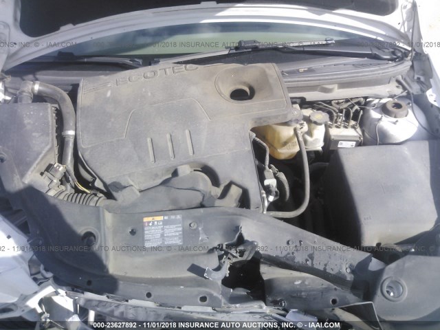 1G1ZA5E11BF339734 - 2011 CHEVROLET MALIBU LS WHITE photo 10