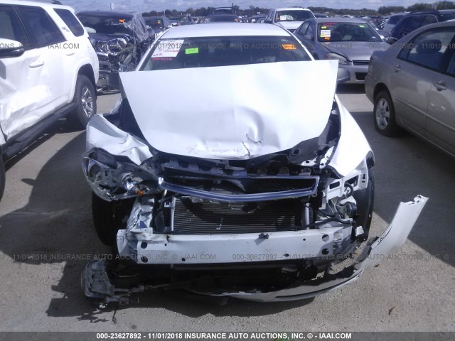 1G1ZA5E11BF339734 - 2011 CHEVROLET MALIBU LS WHITE photo 6