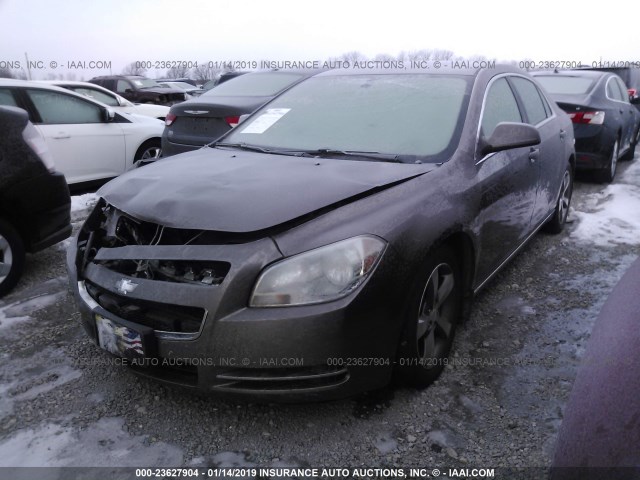 1G1ZC5E15BF138008 - 2011 CHEVROLET MALIBU 1LT GRAY photo 2