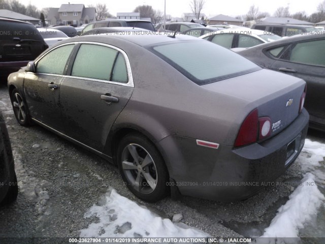1G1ZC5E15BF138008 - 2011 CHEVROLET MALIBU 1LT GRAY photo 3