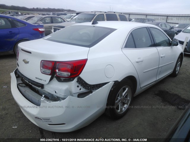 1G11B5SL6EF119462 - 2014 CHEVROLET MALIBU LS Սպիտակ լուսանկար 4
