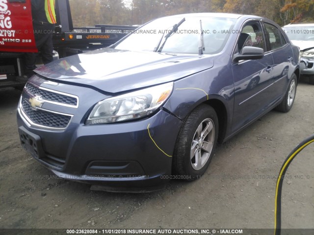 1G11B5SA3DF164131 - 2013 CHEVROLET MALIBU LS 蓝色 照片 2