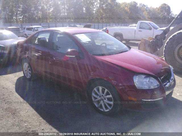 3VWAX7AJ1AM112043 - 2010 VOLKSWAGEN JETTA LIMITED RED photo 1