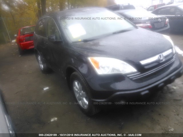 JHLRE38797C082382 - 2007 HONDA CR-V EXL BLACK photo 1