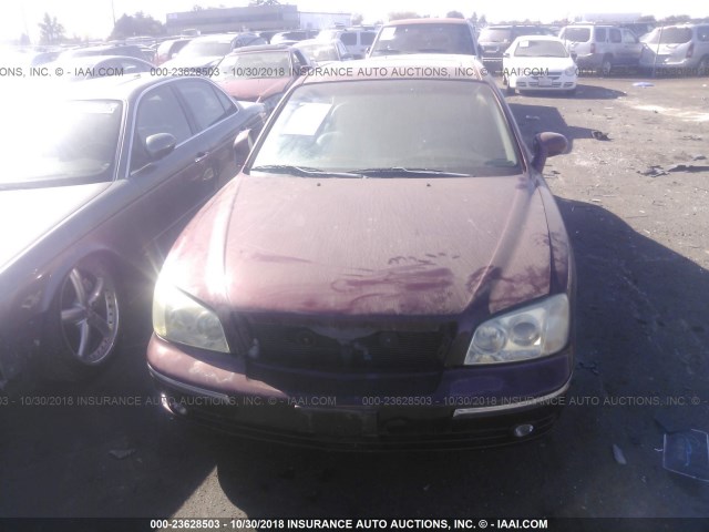 KMHFU45E04A288155 - 2004 HYUNDAI XG 350 MAROON photo 6