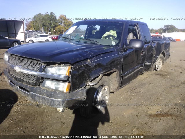 2GCEC19T631278264 - 2003 CHEVROLET SILVERADO C1500 BLUE photo 2