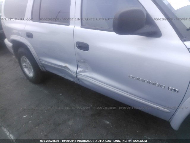 1B4HR28ZXXF620494 - 1999 DODGE DURANGO GRAY photo 6