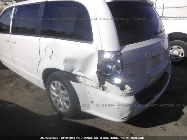 2C4RDGBG2ER433198 - 2014 DODGE GRAND CARAVAN SE WHITE photo 6