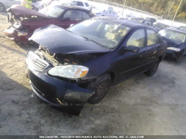 2T1BR32E57C796530 - 2007 TOYOTA COROLLA CE/LE/S BLACK photo 2