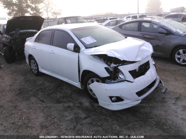 1NXBU4EE4AZ329928 - 2010 TOYOTA COROLLA S/LE/XLE WHITE photo 1