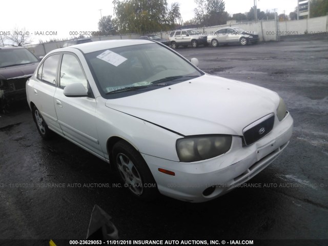 KMHDN45D81U213970 - 2001 HYUNDAI ELANTRA GLS/GT WHITE photo 1