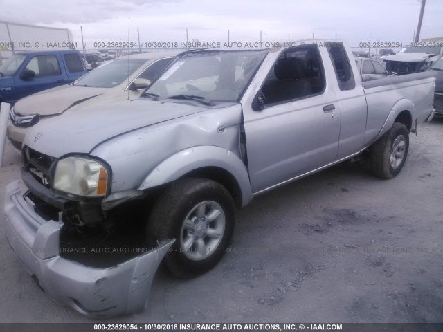 1N6DD26T34C482984 - 2004 NISSAN FRONTIER KING CAB XE SILVER photo 2