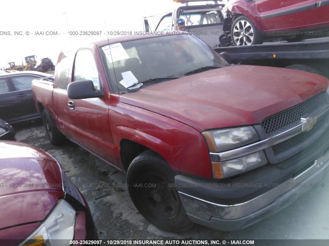 2GCEC19V731102700 - 2003 CHEVROLET SILVERADO C1500 RED photo 1