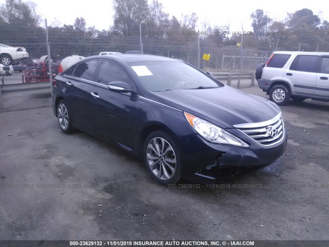 5NPEC4AC9EH930583 - 2014 HYUNDAI SONATA SE/LIMITED GRAY photo 1