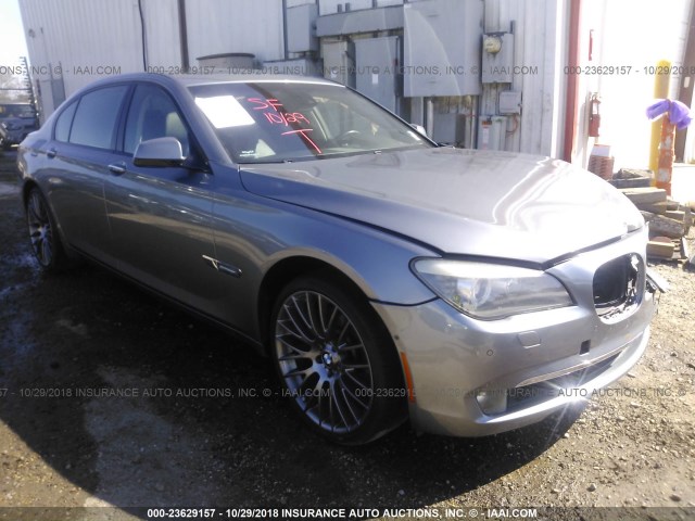 WBAKB83579CY58261 - 2009 BMW 750 LI GRAY photo 1