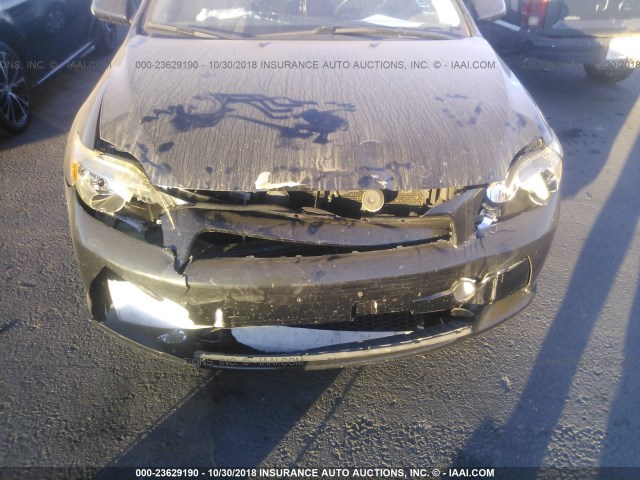 JTKDE177X60143714 - 2006 TOYOTA SCION TC 黑色 照片 6