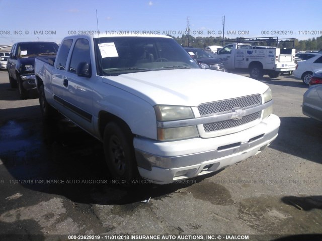 1GCEC19T95Z204234 - 2005 CHEVROLET SILVERADO C1500 WHITE photo 1